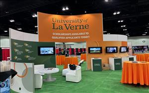 University of La Verne 30x100 Exhibit at Black College Expo 2024 in Los Angeles, California 